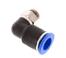 Codo de 90 grados 12mm x G1/4'' con rosca macho latón/PA 66 NBR manguito corto giratorio [2 piezas]