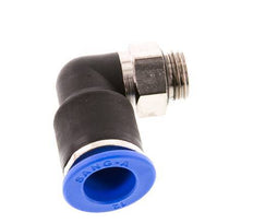Codo de 90 grados 12mm x G1/4'' con rosca macho latón/PA 66 NBR manguito corto giratorio [2 piezas]