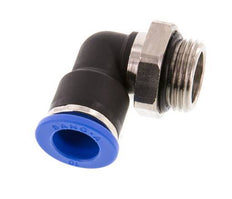 Codo de 90 grados 10mm x G3/8'' con rosca macho latón/PA 66 NBR manguito corto giratorio [2 piezas]