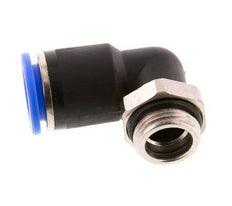 Codo de 90 grados 12mm x G3/8'' con rosca macho latón/PA 66 NBR manguito corto giratorio [2 piezas]
