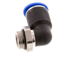 Codo de 90 grados 12mm x G3/8'' con rosca macho latón/PA 66 NBR manguito corto giratorio [2 piezas]