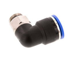 Racor de 16mm x G3/8'' 90deg con rosca macho Latón/PA 66 NBR Manguito corto giratorio