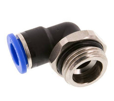 Codo de 90 grados 10mm x G1/2'' con rosca macho Latón/PA 66 NBR Manguito corto giratorio [2 piezas]