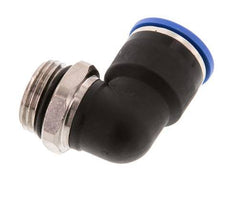 Racor rápido de 90 grados 14mm x G1/2'' con rosca macho Latón/PA 66 NBR de manguito corto giratorio