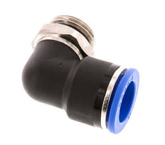 Racor de 16mm x G1/2'' 90deg con rosca macho Latón/PA 66 NBR Manguito corto giratorio