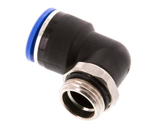 Racor de 16mm x G1/2'' 90deg con rosca macho Latón/PA 66 NBR Manguito corto giratorio