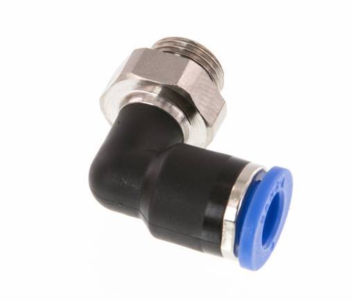 Codo de 6mm x G1/8'' con rosca macho latón/PA 66 NBR giratorio [2 piezas]