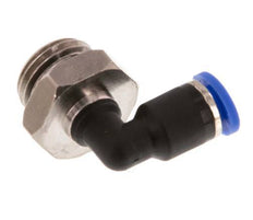 Racor de 4mm x G1/4'' 90deg con rosca macho latón/PA 66 NBR giratorio [2 piezas]