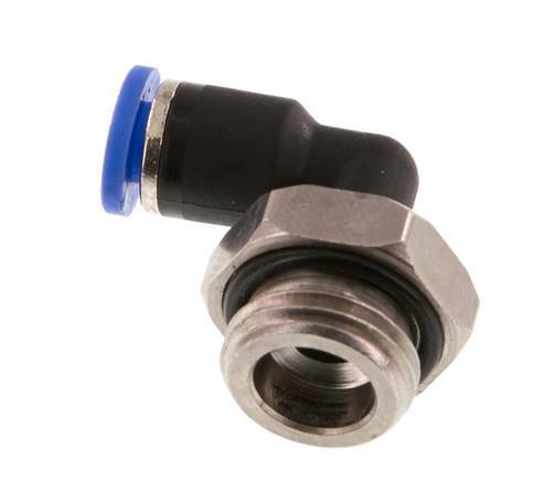 Racor de 4mm x G1/4'' 90deg con rosca macho latón/PA 66 NBR giratorio [2 piezas]