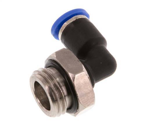 Racor de 4mm x G1/4'' 90deg con rosca macho latón/PA 66 NBR giratorio [2 piezas]