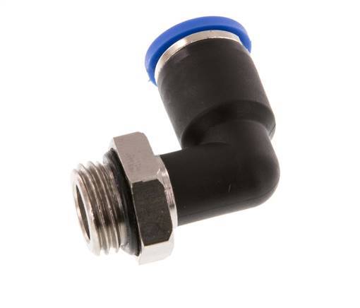 Racor de 8mm x G1/4'' 90deg con rosca macho latón/PA 66 NBR giratorio [2 piezas]