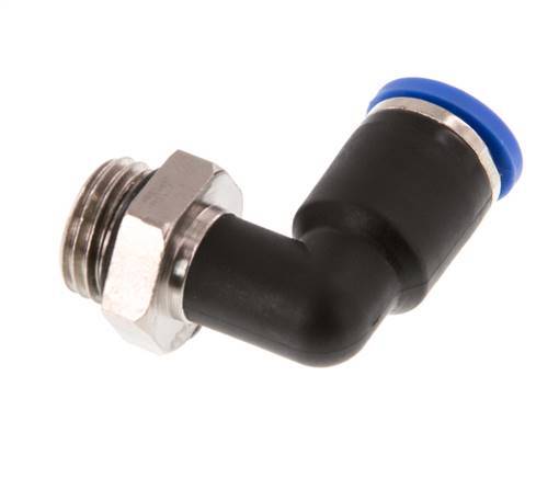 Racor de 8mm x G1/4'' 90deg con rosca macho latón/PA 66 NBR giratorio [2 piezas]
