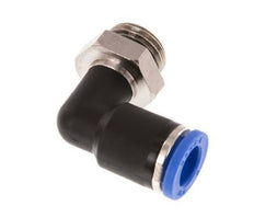 Racor de 8mm x G1/4'' 90deg con rosca macho latón/PA 66 NBR giratorio [2 piezas]