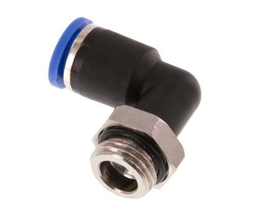 Racor de 8mm x G1/4'' 90deg con rosca macho latón/PA 66 NBR giratorio [2 piezas]
