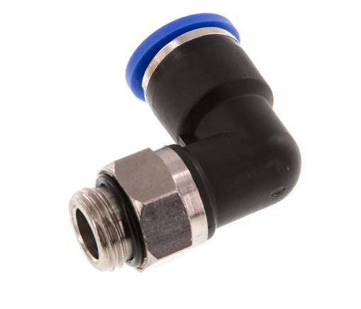 Codo de 90 grados 10mm x G1/4'' con rosca macho latón/PA 66 NBR giratorio [2 piezas]