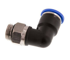 Codo de 90 grados 10mm x G1/4'' con rosca macho latón/PA 66 NBR giratorio [2 piezas]