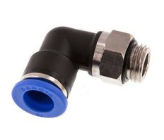 Codo de 90 grados 10mm x G1/4'' con rosca macho latón/PA 66 NBR giratorio [2 piezas]