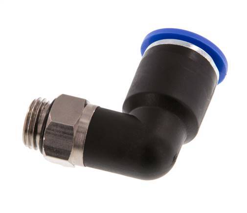 Codo de 90 grados 12mm x G1/4'' con rosca macho latón/PA 66 NBR giratorio [2 piezas]