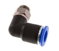 Codo de 90 grados 12mm x G1/4'' con rosca macho latón/PA 66 NBR giratorio [2 piezas]