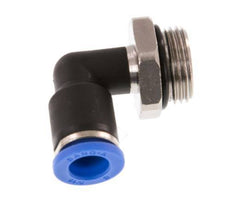 Codo de 8mm x G3/8'' de 90 grados con rosca macho latón/PA 66 NBR giratorio [2 piezas]