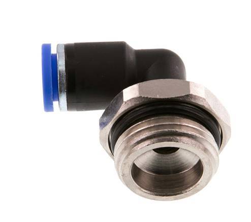 Codo de 8mm x G1/2'' de 90 grados con rosca macho latón/PA 66 NBR giratorio [2 piezas]
