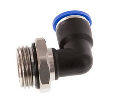 Codo de 90 grados 10mm x G1/2'' con rosca macho latón/PA 66 NBR giratorio [2 piezas]
