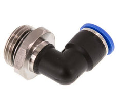 Codo de 90 grados 10mm x G1/2'' con rosca macho latón/PA 66 NBR giratorio [2 piezas]