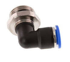 Codo de 90 grados 10mm x G1/2'' con rosca macho latón/PA 66 NBR giratorio [2 piezas]