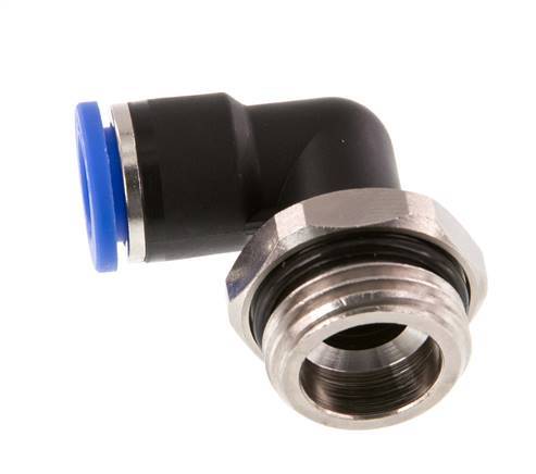 Codo de 90 grados 10mm x G1/2'' con rosca macho latón/PA 66 NBR giratorio [2 piezas]