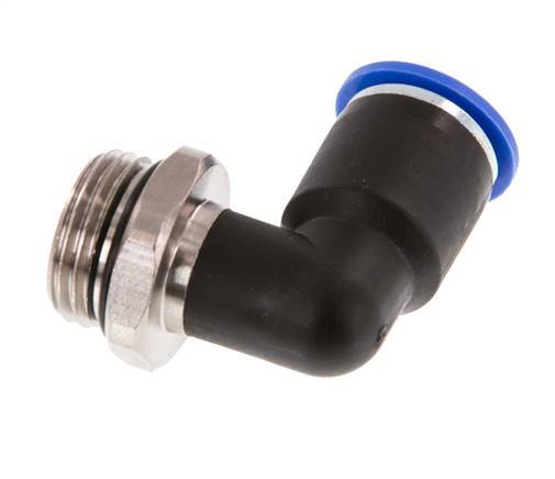 Codo de 90 grados 12mm x G1/2'' con rosca macho latón/PA 66 NBR giratorio [2 piezas]