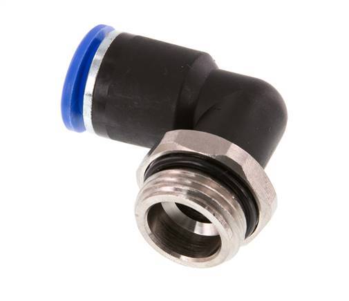 Codo de 90 grados 12mm x G1/2'' con rosca macho latón/PA 66 NBR giratorio [2 piezas]