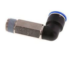 Racor a presión de 16mm x R1/2'' de 90 grados con rosca macho Latón/PA 66 NBR de manguito largo giratorio