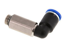 Codo de 90 grados de 8mm x G1/8'' con rosca macho latón/PA 66 NBR de manguito largo giratorio [2 piezas]