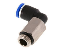 Codo de 90 grados 8mm x G1/4'' con rosca macho Latón/PA 66 NBR Manguito largo giratorio [2 piezas]
