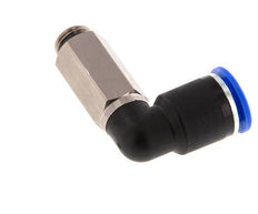 Racor de 12mm x G1/4'' 90deg con rosca macho Latón/PA 66 NBR de manguito largo giratorio