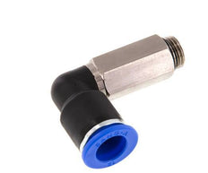 Racor de 12mm x G1/4'' 90deg con rosca macho Latón/PA 66 NBR de manguito largo giratorio