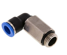 Codo de 90 grados de 10mm x G3/8'' con rosca macho Latón/PA 66 NBR de manguito largo giratorio [2 piezas]