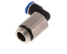 Racor rápido de 90 grados 10mm x G1/2'' con rosca macho Latón/PA 66 NBR de manguito largo giratorio
