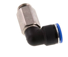 Racor a presión de 16mm x G1/2'' de 90 grados con rosca macho Latón/PA 66 NBR de manguito largo giratorio