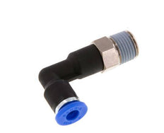 Racor de 4mm x R1/8'' 90deg con rosca macho latón/PA 66 NBR cuerpo largo giratorio [5 piezas]