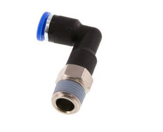 Racor de 4mm x R1/8'' 90deg con rosca macho latón/PA 66 NBR cuerpo largo giratorio [5 piezas]