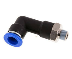 Codo de 90 grados 10mm x R1/8'' con rosca macho latón/PA 66 NBR cuerpo largo giratorio [2 piezas]