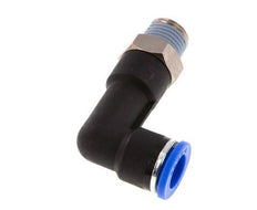 Codo de 90 grados de 10mm x R1/4'' con rosca macho latón/PA 66 NBR cuerpo largo giratorio [2 piezas]