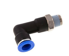 Codo de 90 grados de 10mm x R1/4'' con rosca macho latón/PA 66 NBR cuerpo largo giratorio [2 piezas]