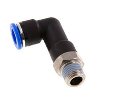 Codo de 90 grados de 10mm x R1/4'' con rosca macho latón/PA 66 NBR cuerpo largo giratorio [2 piezas]
