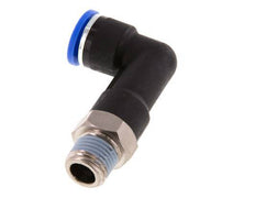 Codo de 90 grados de 10mm x R1/4'' con rosca macho latón/PA 66 NBR cuerpo largo giratorio [2 piezas]