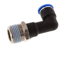Codo de 90 grados de 10mm x R1/2'' con rosca macho latón/PA 66 NBR cuerpo largo giratorio [2 piezas]