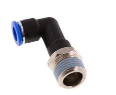 Codo de 90 grados de 10mm x R1/2'' con rosca macho latón/PA 66 NBR cuerpo largo giratorio [2 piezas]