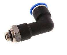 Codo de 90 grados de 10mm x G1/8'' con rosca macho latón/PA 66 NBR cuerpo largo giratorio [2 piezas]