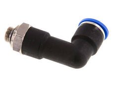 Codo de 90 grados de 10mm x G1/8'' con rosca macho latón/PA 66 NBR cuerpo largo giratorio [2 piezas]